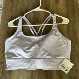 🦄 NWT Lululemon Energy Longline Bra Sz 14 *lavender frost*